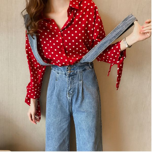 autumn blusas femininas elegante women clothes new polka dot point shirt long sleeved chiffon blouse casual white
autumn blusas femininas elegante women clothes new polka dot point shirt long sleeved chiffon blouse casual white