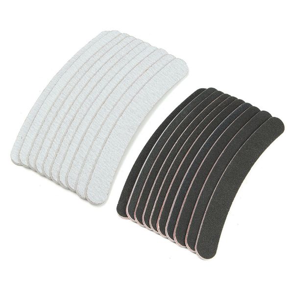 10pcs nail files banana board 180/180 grit eva buffer sanding curved emery boomerang marble crescent sandpaper black manicure
10pcs nail files banana board 180/180 grit eva buffer sanding curved emery boomerang marble crescent sandpaper black manicure