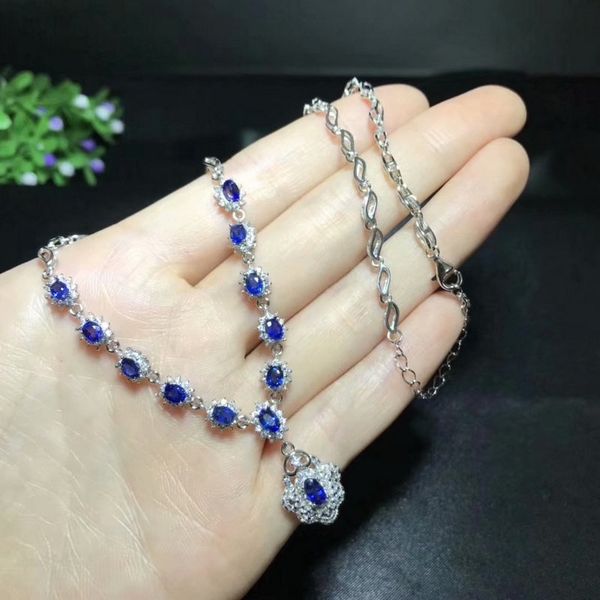 fidelity natural 3*5mm sapphire pandant necklaces s925 sterling silver elegant fine jewelry for women natural blue gemstone
fidelity natural 3*5mm sapphire pandant necklaces s925 sterling silver elegant fine jewelry for women natural blue gemstone