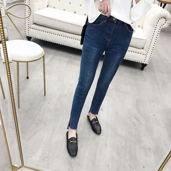 2018 autumn new style women's skinny pencil pants girls washed high waist slim skinny jeans 26-31, Blue
2018 autumn new style women's skinny pencil pants girls washed high waist slim skinny jeans 26-31, Blue