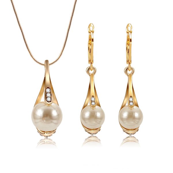 pearl gold jewelry set women fashion party jewely statement necklace drop earrings, Silver
pearl gold jewelry set women fashion party jewely statement necklace drop earrings, Silver