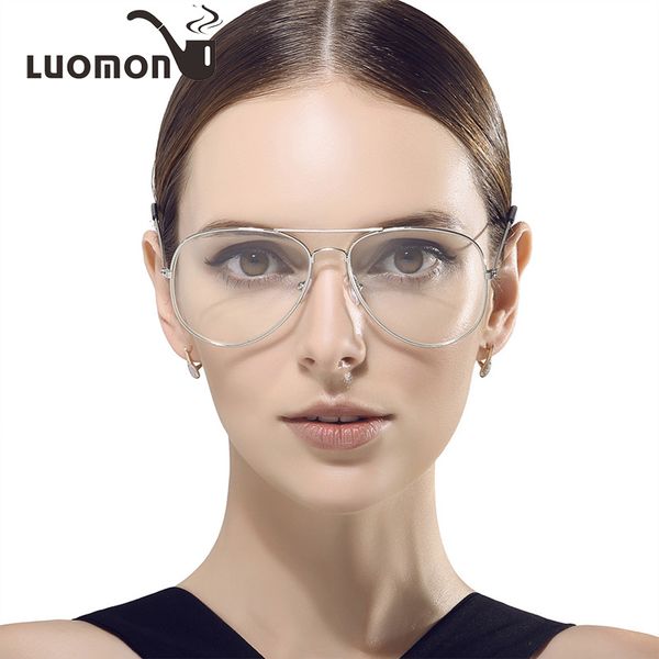 luomon metal pilot eyeglasses frame clear lens transparent glasses fashion frame for male female tide vintage eyeglasses, Silver
luomon metal pilot eyeglasses frame clear lens transparent glasses fashion frame for male female tide vintage eyeglasses, Silver