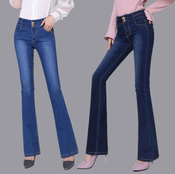 plus size 6xl women high waist jeans woman autumn elasticity denim pants trousers women casual slim jeans flare pants w1055, Blue
plus size 6xl women high waist jeans woman autumn elasticity denim pants trousers women casual slim jeans flare pants w1055, Blue
