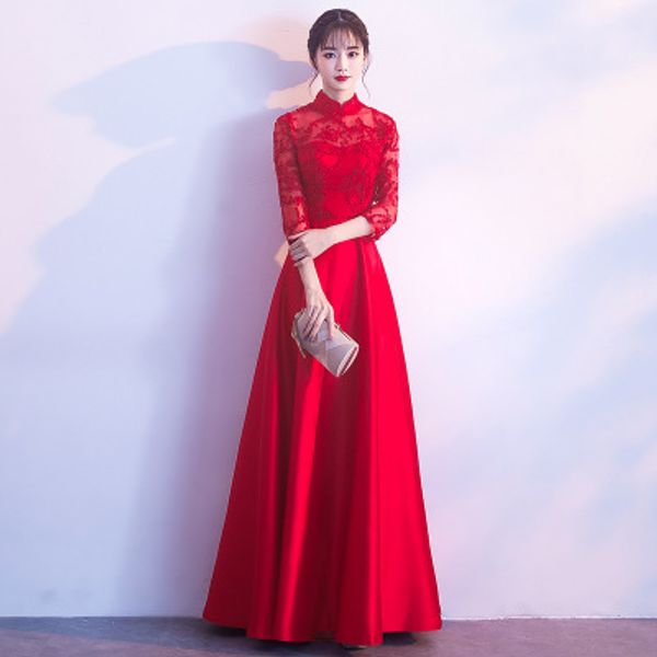 DH9363 Evening Dress Long 6Colours Qipao Cheongsam Sexy Chinese Traditional Women Party Dresses Oriental Wedding Gowns
DH9363 Evening Dress Long 6Colours Qipao Cheongsam Sexy Chinese Traditional Women Party Dresses Oriental Wedding Gowns