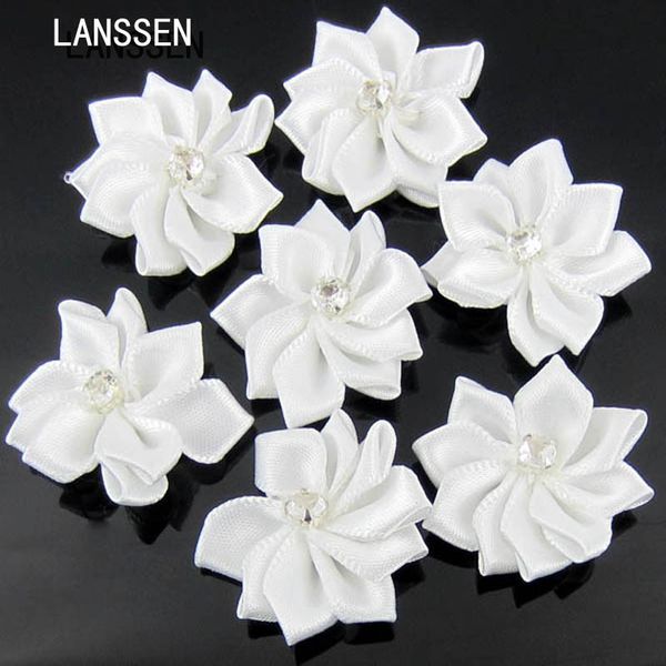 40pcs white handmade small fabric satin flowers with rhinestone appliques sewing wedding garment accessories craft flowers 28mm
40pcs white handmade small fabric satin flowers with rhinestone appliques sewing wedding garment accessories craft flowers 28mm