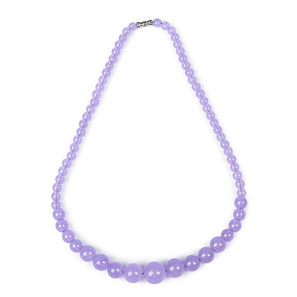 the mysterious purple with transparent violet jasper jewelry necklace, generous and romantic, Silver
the mysterious purple with transparent violet jasper jewelry necklace, generous and romantic, Silver