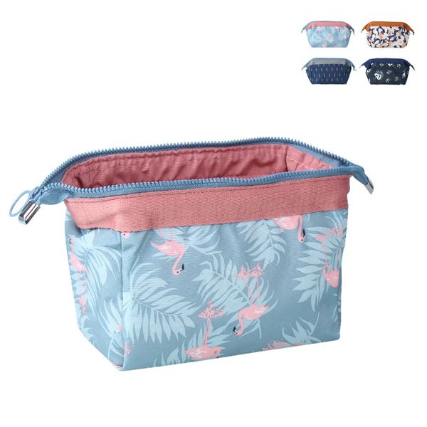 

new arrive flamingo cosmetic bag women necessaire make up bag travel waterproof portable makeup toiletry kits