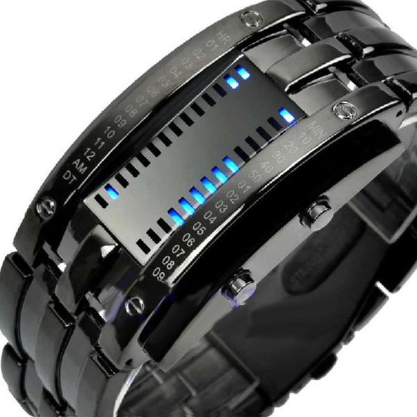 2018 popular brand luxury men women creative stainless steel led date bracelet watch binary wristwatch, Slivery;brown
2018 popular brand luxury men women creative stainless steel led date bracelet watch binary wristwatch, Slivery;brown