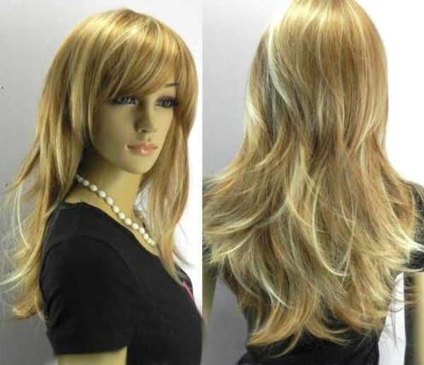 sell new long brown & light blonde straight women's lady's hair wig wigs+cap, Black;brown
sell new long brown & light blonde straight women's lady's hair wig wigs+cap, Black;brown