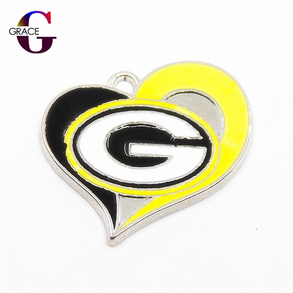 12pcs enamel silver pendant football team sport heart dangle charms for women men bracelet & bangle diy accessory jewelry, Bronze;silver
12pcs enamel silver pendant football team sport heart dangle charms for women men bracelet & bangle diy accessory jewelry, Bronze;silver