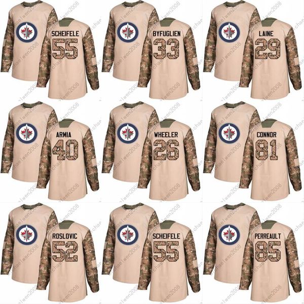 2018 Camo Veterans Day 26 Blake Wheeler 29 Patrik Laine 33 Dustin Byfuglien 40 Joel Armia Winnipeg Jets Custom Hockey Jerseys
2018 Camo Veterans Day 26 Blake Wheeler 29 Patrik Laine 33 Dustin Byfuglien 40 Joel Armia Winnipeg Jets Custom Hockey Jerseys