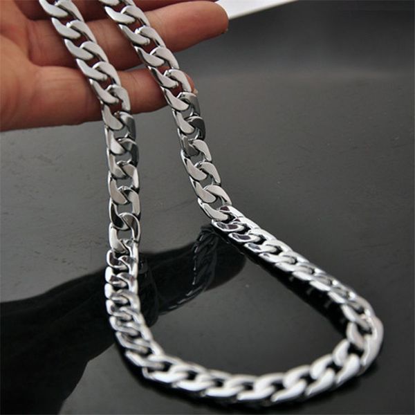 mens necklace chain stainless steel silver-color punk wholesale jewelry 10 mm wide 50cm necklace
mens necklace chain stainless steel silver-color punk wholesale jewelry 10 mm wide 50cm necklace