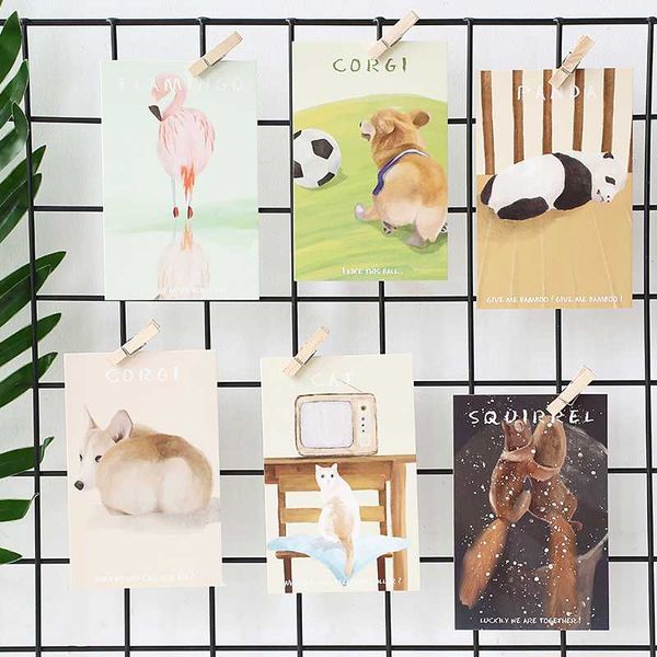 30pcs/pack with the world of animal friend postcard greeting card new year birthday card letter envelope gift message cards
30pcs/pack with the world of animal friend postcard greeting card new year birthday card letter envelope gift message cards