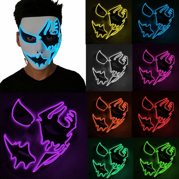 luminous el cold light line ghost mask hand painted led dance party cosplay masquerade street dance halloween rave toy aaa916
luminous el cold light line ghost mask hand painted led dance party cosplay masquerade street dance halloween rave toy aaa916