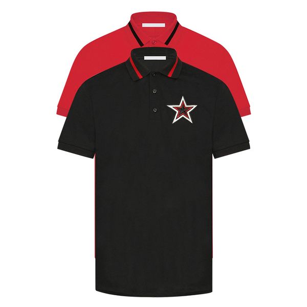 2018 итальянский дизайнер новый мужской повседневная с короткими рукавами футболки мода лацкане рубашки поло вышивка пятизвездочный патч руб, White;black
2018 итальянский дизайнер новый мужской повседневная с короткими рукавами футболки мода лацкане рубашки поло вышивка пятизвездочный патч руб, White;black