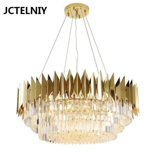 Crystal chandelier living room dining room bedroom simple art light luxury lighting stainless steel K9 crystal LED chandelier
Crystal chandelier living room dining room bedroom simple art light luxury lighting stainless steel K9 crystal LED chandelier