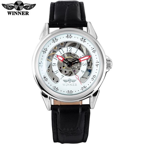 winner men watches new arrival fashion and casual skeleton design automatic self-wind leather strap mutli-color watches for men, Slivery;brown
winner men watches new arrival fashion and casual skeleton design automatic self-wind leather strap mutli-color watches for men, Slivery;brown