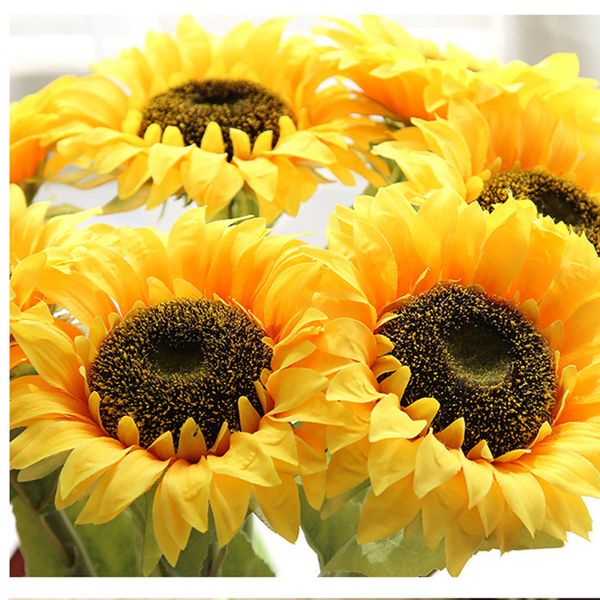 one bunch one head artificial sunflowers decoration silk bouquet flower for home wedding decoration 67 cm
one bunch one head artificial sunflowers decoration silk bouquet flower for home wedding decoration 67 cm