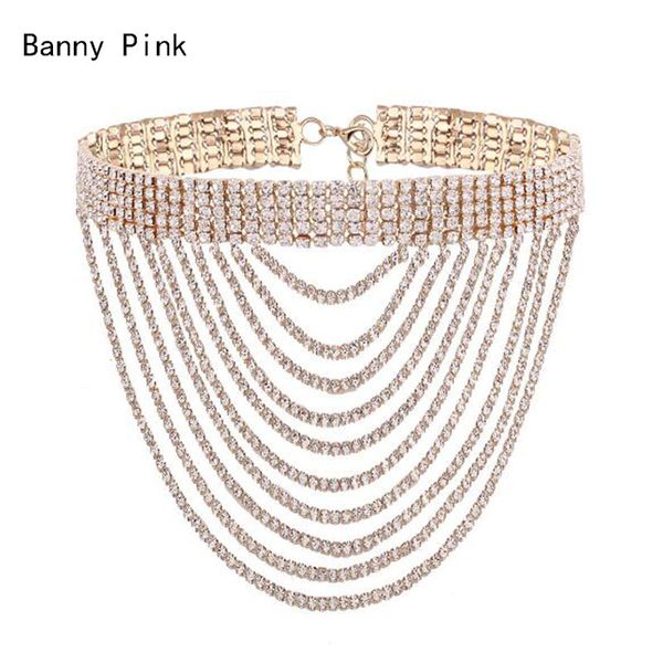whole saleluxury rhinestone chain tassel choker necklace for women chunky layer crystal pendant choker collar fashion jewelry colliers, Golden;silver
whole saleluxury rhinestone chain tassel choker necklace for women chunky layer crystal pendant choker collar fashion jewelry colliers, Golden;silver