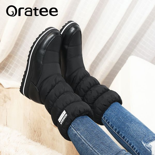 2018 winter boots high women snow boots plush warm shoes plus size 35 to big 43 easy wear girl white zip shoes female hot, Black
2018 winter boots high women snow boots plush warm shoes plus size 35 to big 43 easy wear girl white zip shoes female hot, Black