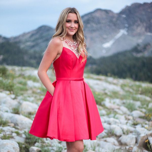 plus size red short homecoming dresses beaded neck sleeveless satin ruffles cute prom dresses with pockets short party dresses, Blue;pink
plus size red short homecoming dresses beaded neck sleeveless satin ruffles cute prom dresses with pockets short party dresses, Blue;pink