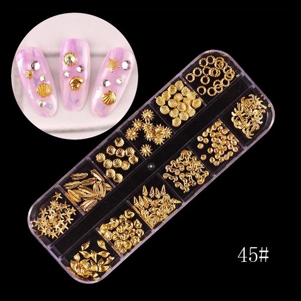new 12 patterns/box rose gold plated 3d nail decoration hollow metal studs manicure nail art decorations, Silver;gold
new 12 patterns/box rose gold plated 3d nail decoration hollow metal studs manicure nail art decorations, Silver;gold