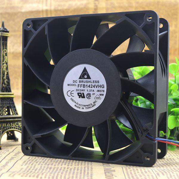 for delta ffb1424vhg 14050 14cm 24v 1.37a large air volume violent inverter fan 
for delta ffb1424vhg 14050 14cm 24v 1.37a large air volume violent inverter fan