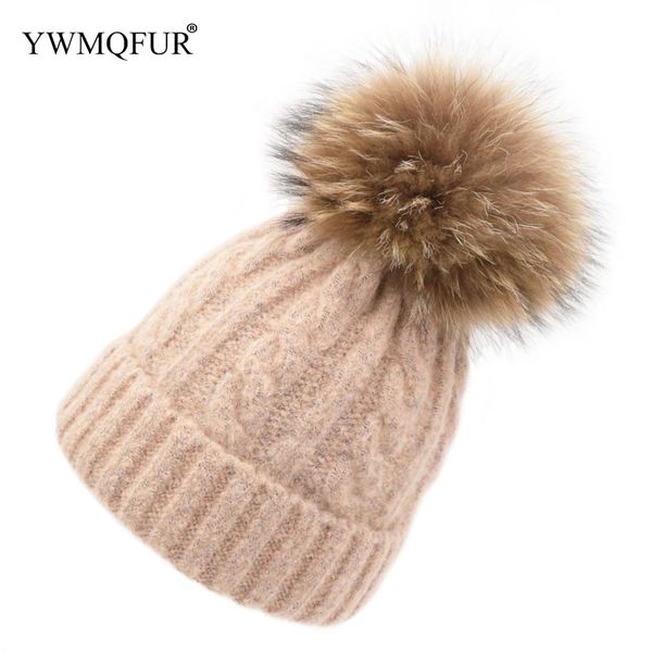 winter hat for women knitted wool warm girl hat with raccoon fur ball 2018 new arrival female solid color beanies caps
winter hat for women knitted wool warm girl hat with raccoon fur ball 2018 new arrival female solid color beanies caps