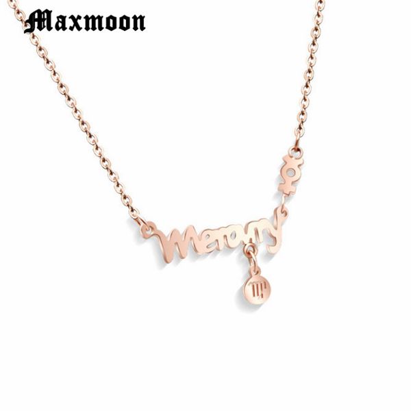 maxmoon polished stainless steel 12 zodiac symbol constellation astrology horoscope virgo pendant necklace gifts, Silver
maxmoon polished stainless steel 12 zodiac symbol constellation astrology horoscope virgo pendant necklace gifts, Silver