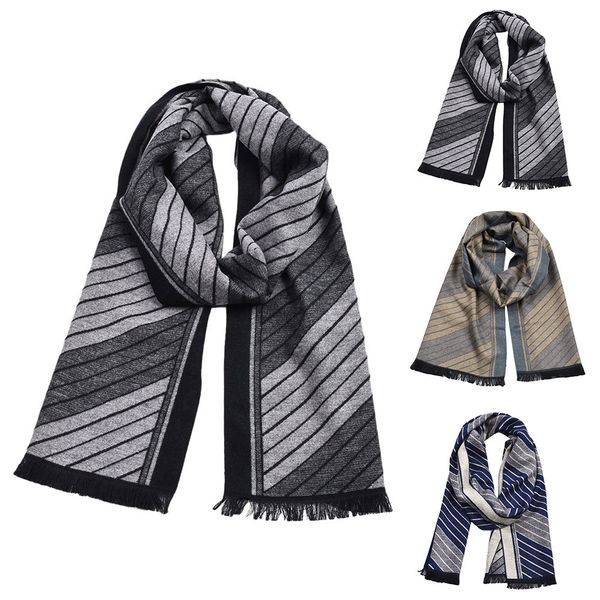 winter men classic shawl fringe stripe tassel long soft warm scarf cotton 70x180cm men' s scarf harajuku plaid #30, Blue;gray
winter men classic shawl fringe stripe tassel long soft warm scarf cotton 70x180cm men' s scarf harajuku plaid #30, Blue;gray