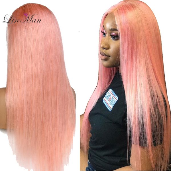 lin man peruvian remy human hair pink color full lace wig pre-plucked hairline straight hair with baby hair glueless wigs, Black
lin man peruvian remy human hair pink color full lace wig pre-plucked hairline straight hair with baby hair glueless wigs, Black