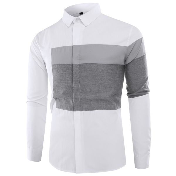 spring autumn fashion new mens slim stitching color men designer shirt casual long sleeve shirt mens shirts camisa masculina, White;black
spring autumn fashion new mens slim stitching color men designer shirt casual long sleeve shirt mens shirts camisa masculina, White;black