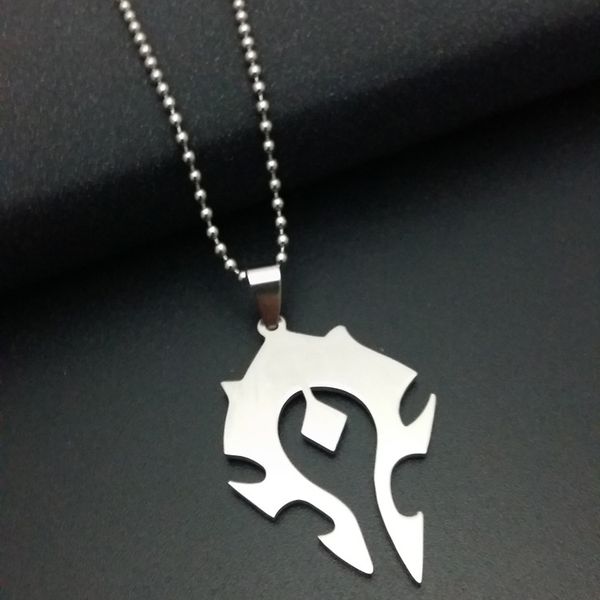 10pcs stainless steel world tribal logo charm pendant necklace game logo symbol necklace men and women game player popular necklace, Silver
10pcs stainless steel world tribal logo charm pendant necklace game logo symbol necklace men and women game player popular necklace, Silver