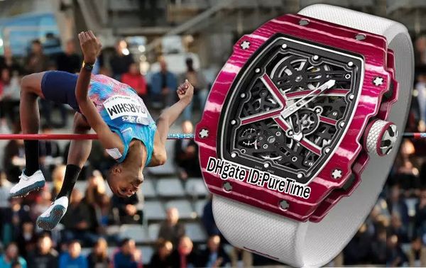 version 67-02 high jump mutaz essa barshim ntpt white red carbon fiber material miyota automatic mens watch white nylon strap puretime, Slivery;brown
version 67-02 high jump mutaz essa barshim ntpt white red carbon fiber material miyota automatic mens watch white nylon strap puretime, Slivery;brown