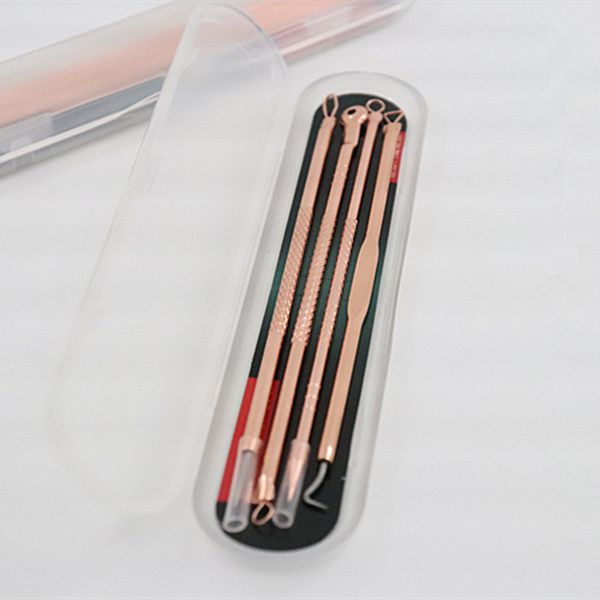 4pc/set stainless steel blackhead removal kit acne blemish pimple extractor remover needles cosmetic face cleaning tool f1506
4pc/set stainless steel blackhead removal kit acne blemish pimple extractor remover needles cosmetic face cleaning tool f1506