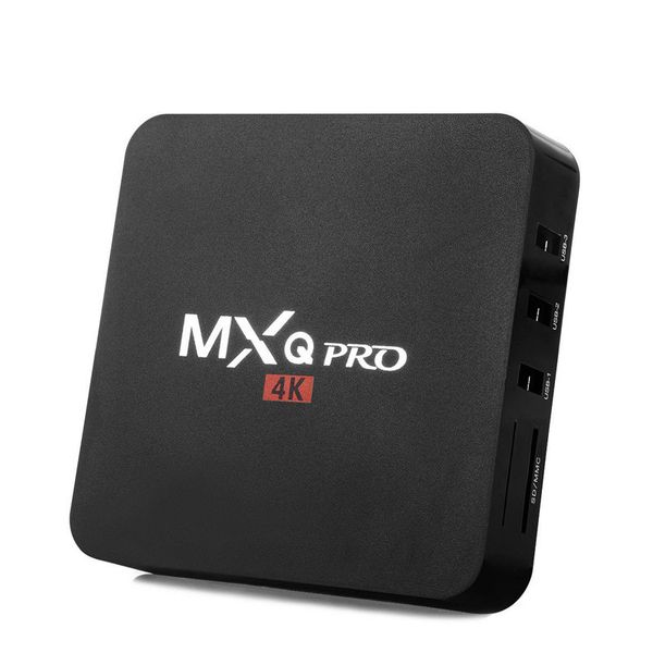 

Android 7.1 MXQ pro 4K ТВ Box Quad Core 8G / 1G Amlogic S905W RK3229 Smart TV Box поддержка 3D WIFI SD-карта