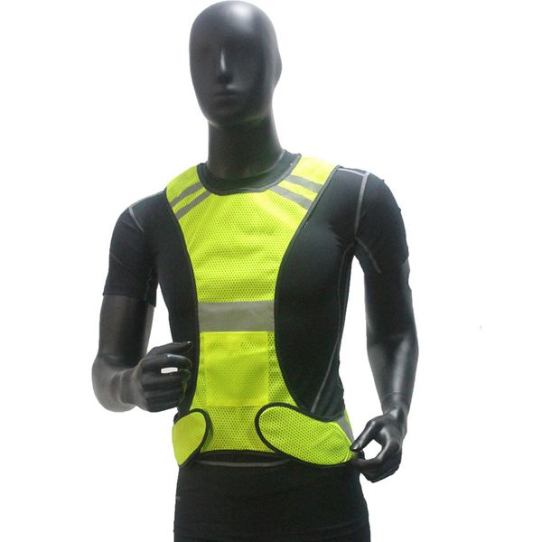 running high visibility reflective vest fluorescent yellow orange security waistcoat for night outdoor running riding vests, Black;blue
running high visibility reflective vest fluorescent yellow orange security waistcoat for night outdoor running riding vests, Black;blue