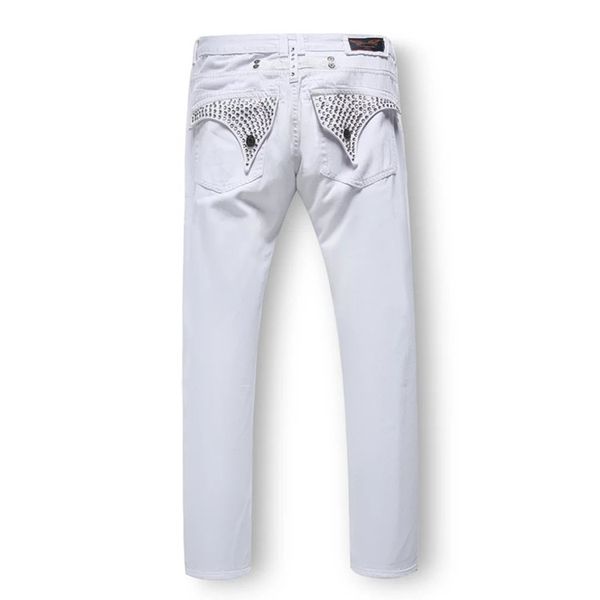 2019 hip hop mens robin rock revival designer jeans crystal studs denim pants designer trousers men's size 32-42 new, Blue
2019 hip hop mens robin rock revival designer jeans crystal studs denim pants designer trousers men's size 32-42 new, Blue