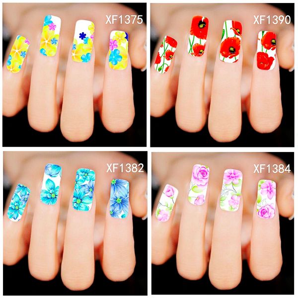 30 styles fashion nails art manicure decals florals full tips water transfer stickers for nails tips beauty#bxf1372~bxf1401, Black 
30 styles fashion nails art manicure decals florals full tips water transfer stickers for nails tips beauty#bxf1372~bxf1401, Black