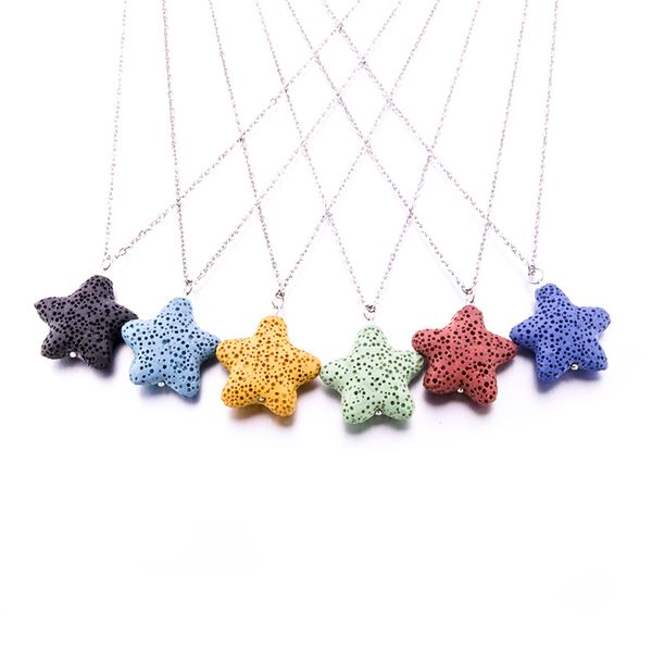 fashion silver plated starfish lava stone necklace volcanic rock aromatherapy essential oil diffuser necklace for women jewelry
fashion silver plated starfish lava stone necklace volcanic rock aromatherapy essential oil diffuser necklace for women jewelry
