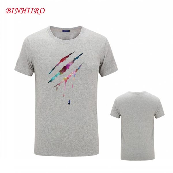 men's short-sleeve t-shirt street casual t-shirt print pattern cotton summer short sleeve brand binhiiro2018, White;black
men's short-sleeve t-shirt street casual t-shirt print pattern cotton summer short sleeve brand binhiiro2018, White;black