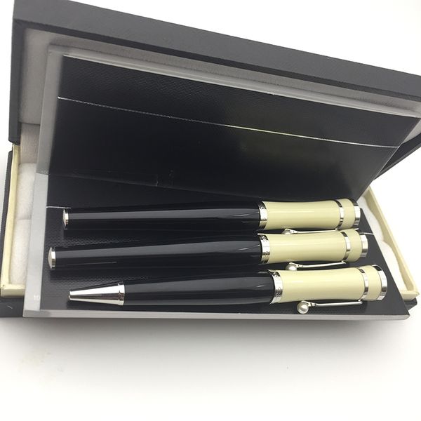 

Luxury Limited Edition mb black Greta Garbo Rollerball Ballpoint Fountain Pen with box set gift quality caneta office stationery supplies