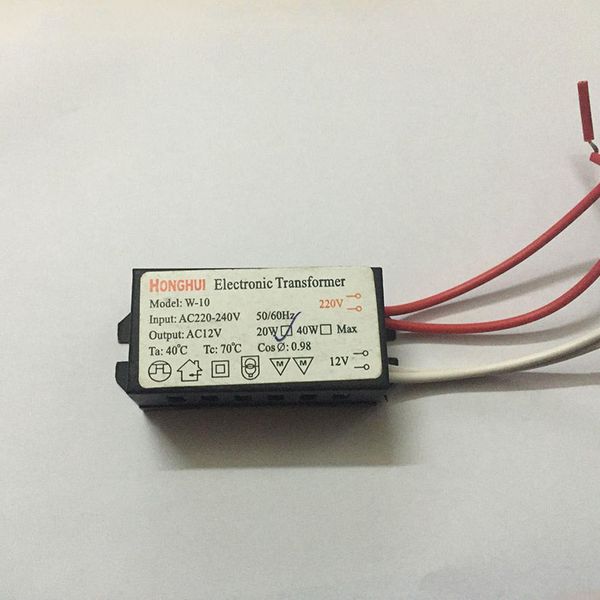 20W 60W 80W 105W 120W 160W 200W AC220V to AC12V Electronic Transformer for Crystal Halogen Quartz Lamp Spotlight Panel Light
20W 60W 80W 105W 120W 160W 200W AC220V to AC12V Electronic Transformer for Crystal Halogen Quartz Lamp Spotlight Panel Light