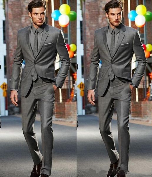 slim fit dark grey groom tuxedos custom made notch lapel men suits man business suit (jacket+pants, Black;gray
slim fit dark grey groom tuxedos custom made notch lapel men suits man business suit (jacket+pants, Black;gray