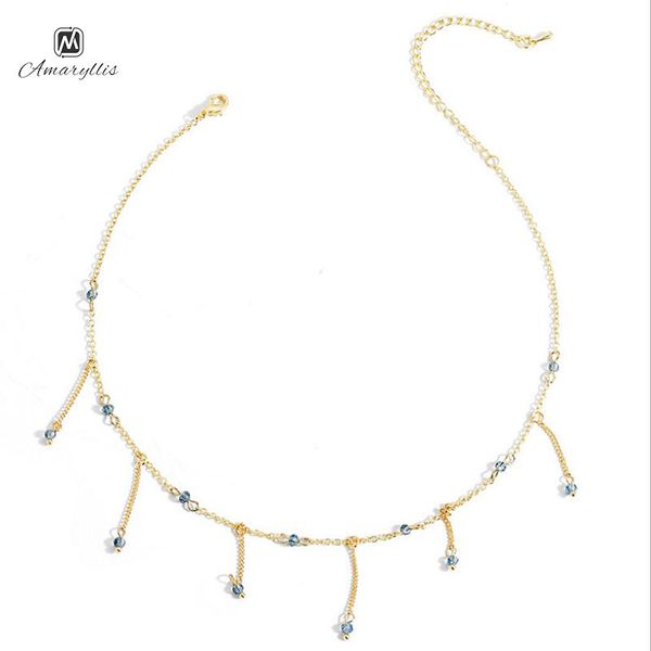 amaiyllis exquisite crystal beads statement choker necklace for women bohemia layer dangles clavicle chain elegant chain collar, Golden;silver
amaiyllis exquisite crystal beads statement choker necklace for women bohemia layer dangles clavicle chain elegant chain collar, Golden;silver