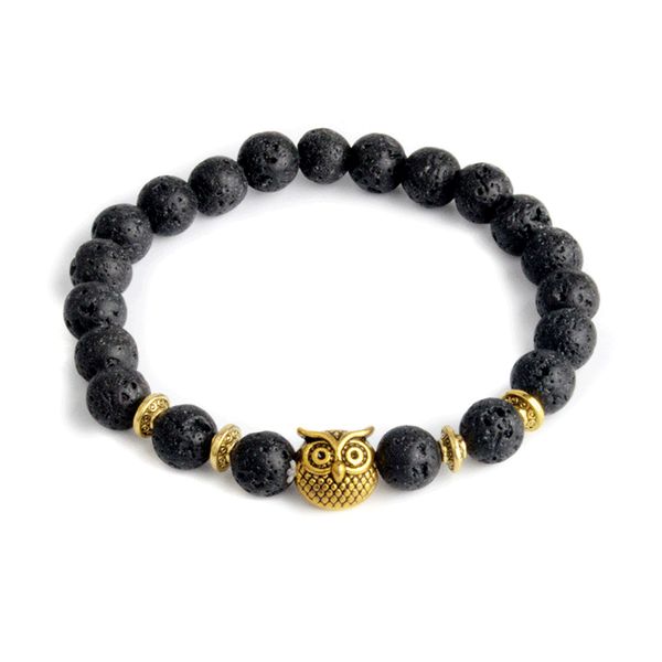 ethnic style natural volcanic stone beads bracelets energy elastic bracelet owl bracelet handmade jewelry support fba drop shipping h881f, Golden;silver
ethnic style natural volcanic stone beads bracelets energy elastic bracelet owl bracelet handmade jewelry support fba drop shipping h881f, Golden;silver