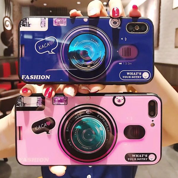 fashion phone case with kickstand camera style iphone case sell 1pcs gift for lovers blue light silica gel mobile phone case
fashion phone case with kickstand camera style iphone case sell 1pcs gift for lovers blue light silica gel mobile phone case