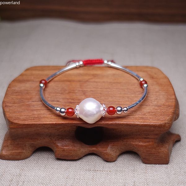 handmade freshwater baroque pearl charm bracelet for women fashion gift s925 sterling silver lucky bangle jewelry, Golden;silver
handmade freshwater baroque pearl charm bracelet for women fashion gift s925 sterling silver lucky bangle jewelry, Golden;silver