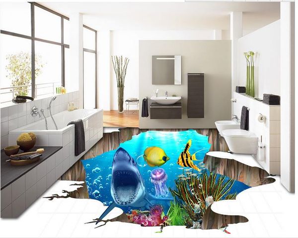 3d flooring decor paintings waterproof wallpaper underwater world shark tile floor three-dimensional painting background wall
3d flooring decor paintings waterproof wallpaper underwater world shark tile floor three-dimensional painting background wall