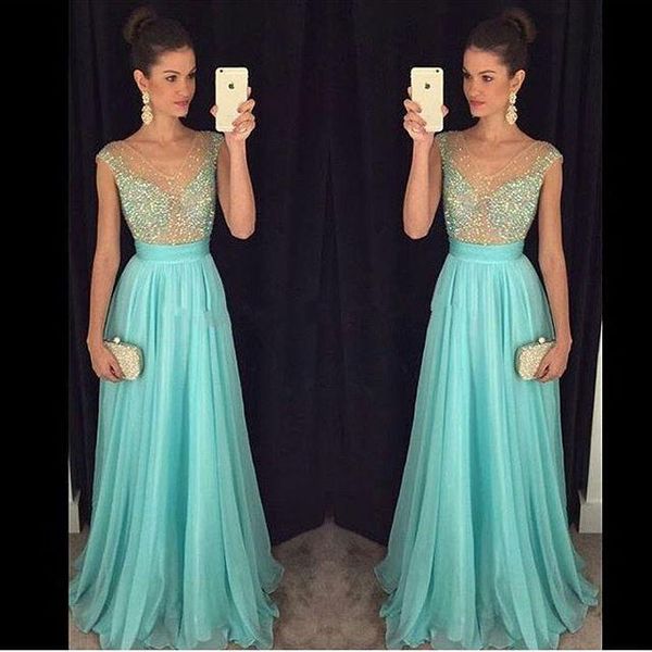 formal evening dresses crystal a line long chiffon prom dresses beads cap sleeves party gowns with illusion v neck evening gowns mm19, Black;red
formal evening dresses crystal a line long chiffon prom dresses beads cap sleeves party gowns with illusion v neck evening gowns mm19, Black;red